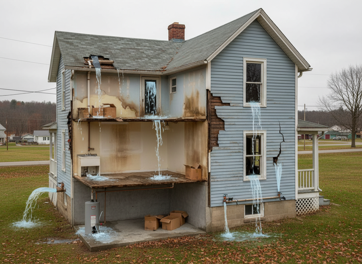 Common Pipe Burst Locations in Atwood Properties